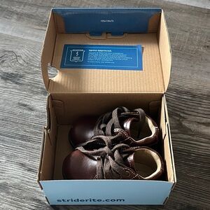 Stride Rite Brown Baby Walker Shoes